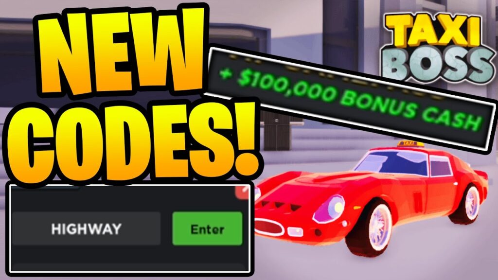 Taxi Boss Codes August 2024